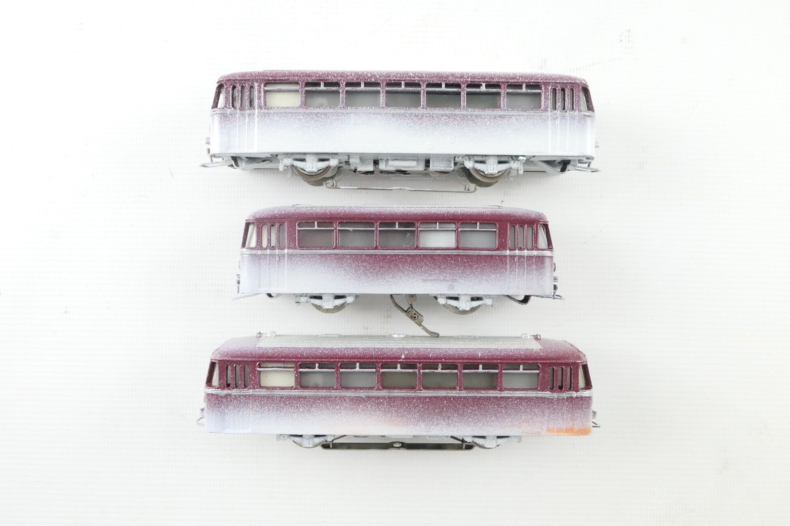 Märklin H0 3016 - 4018 Rarität Schienenbus Garnitur 3tlg der DB, WS in OVP.3
