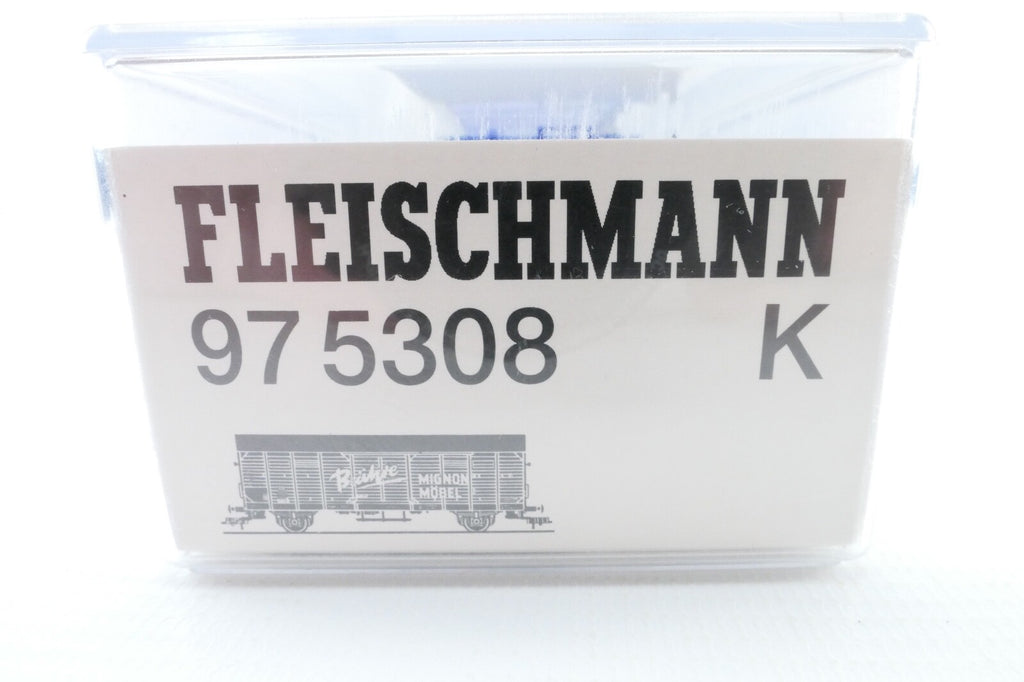 Fleischmann H0 97 5308, Gedeckter Güterwagen "Bähre Mignon Möbel"  in OVP.10