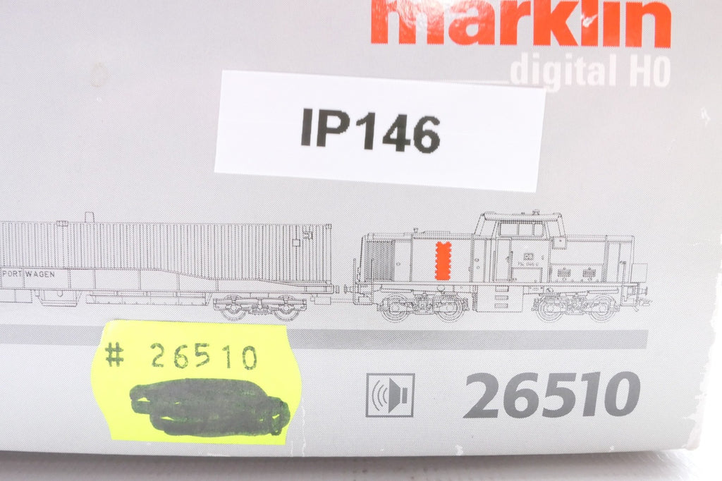 Märklin H0 26510 Tunnelrettungszug der DB, umgebaut von der FA. Märklin auf mfx.21