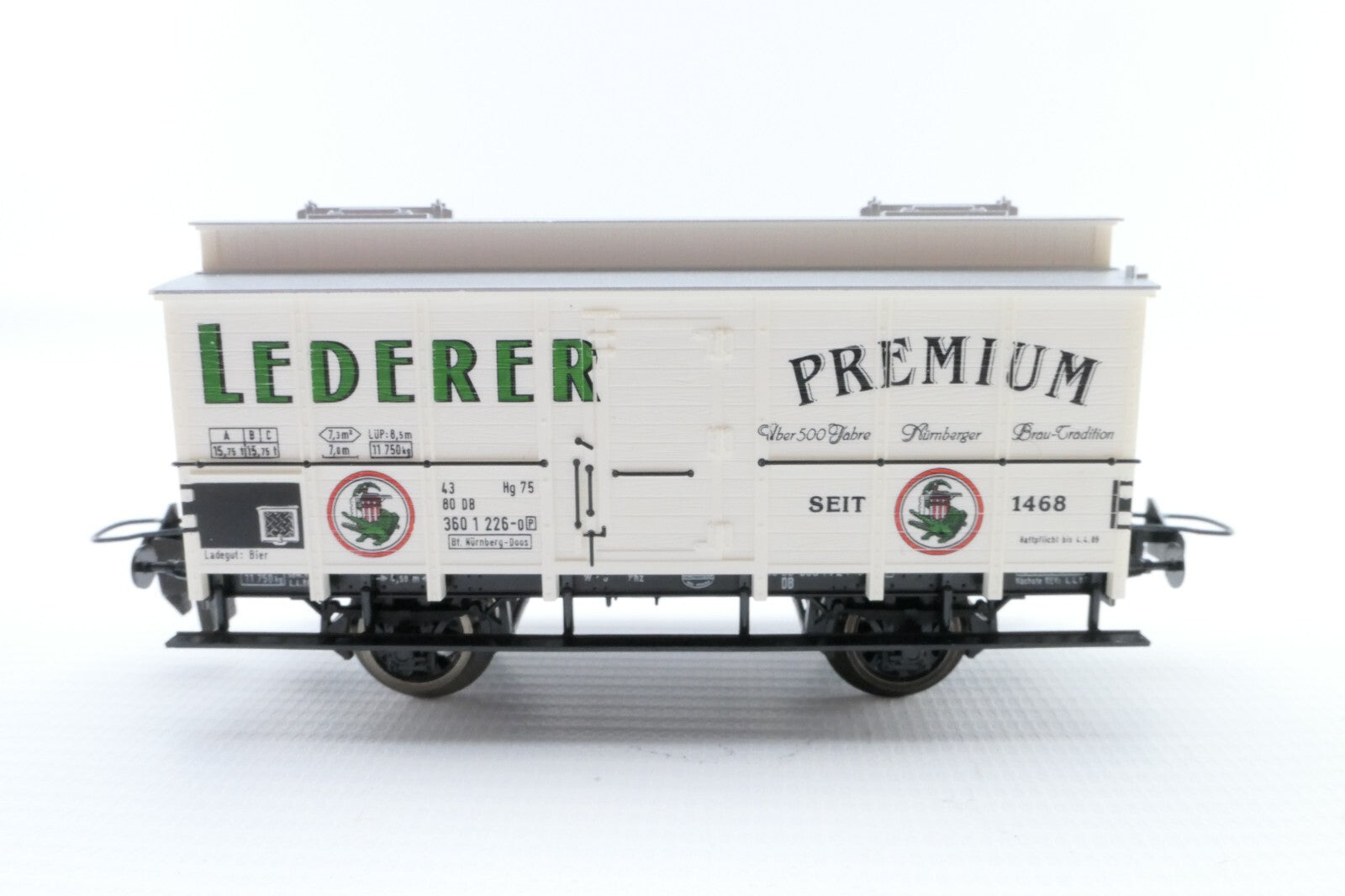 Trix Express H0 33504 Bierwagen "Lederer Premium" der DB, in OVP.3