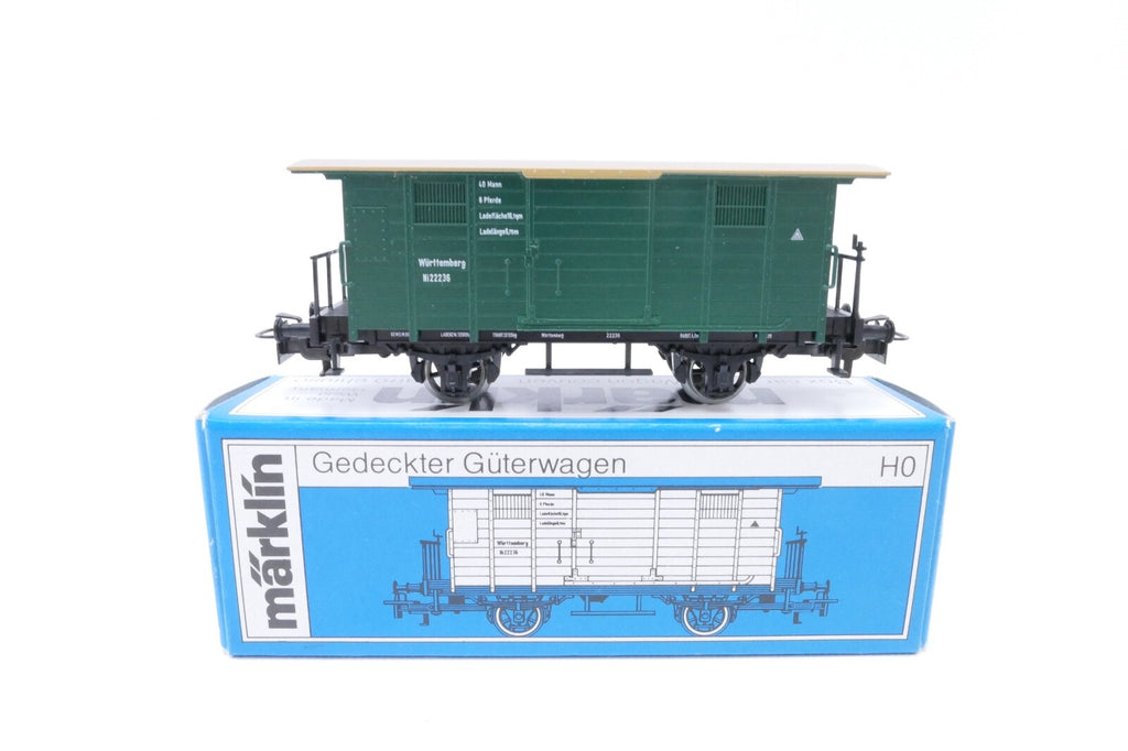 Märklin 4685 Gedeckter Güterwagen der DB, Analog, Spur H0, in OVP.0