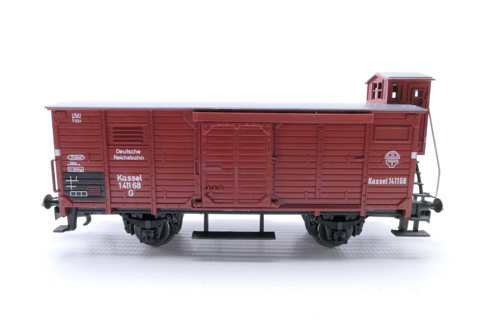 Märklin 4695 Gedeckter Güterwagen mit Bremserhaus der DB, Analog, Spur H0, OVP.3