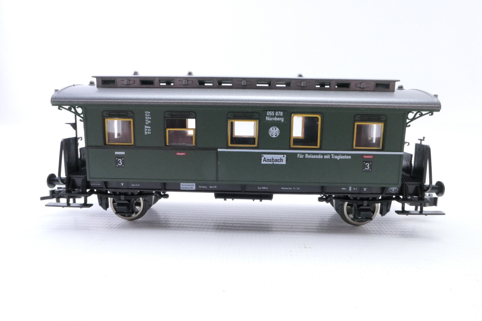 Fleischmann 5067 Personenwagen 3.Klasse der DRG, Analog, Spur H0, in OVP.3