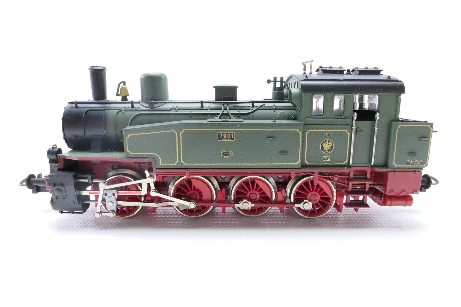 Trix 2128 Dampflok BR 92 T13 7901 der K.P.E.V., Analog, Spur H0, in OVP.6