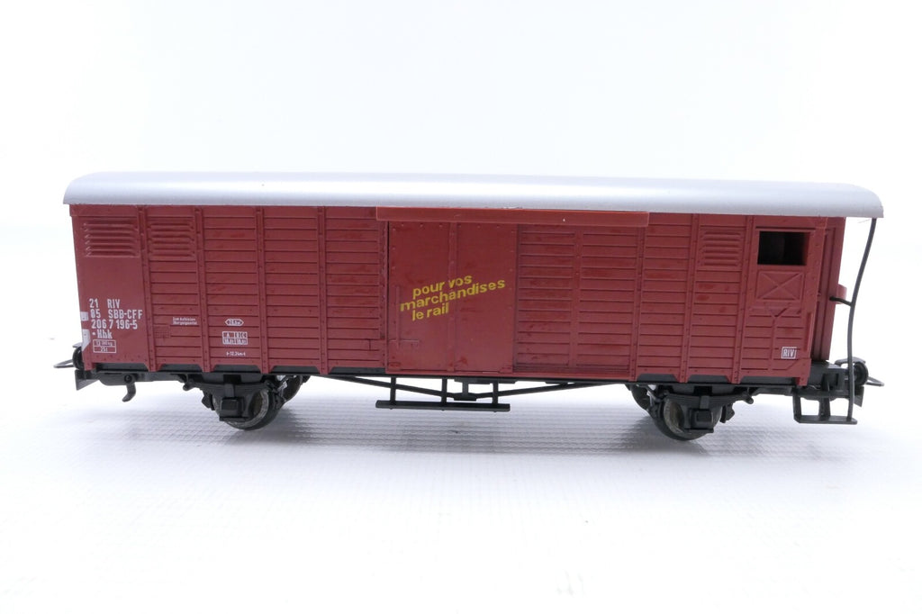 Märklin 4698 Gedeckter Güterwagen mit Bremserhaus der DB, Analog, Spur H0, OVP.3
