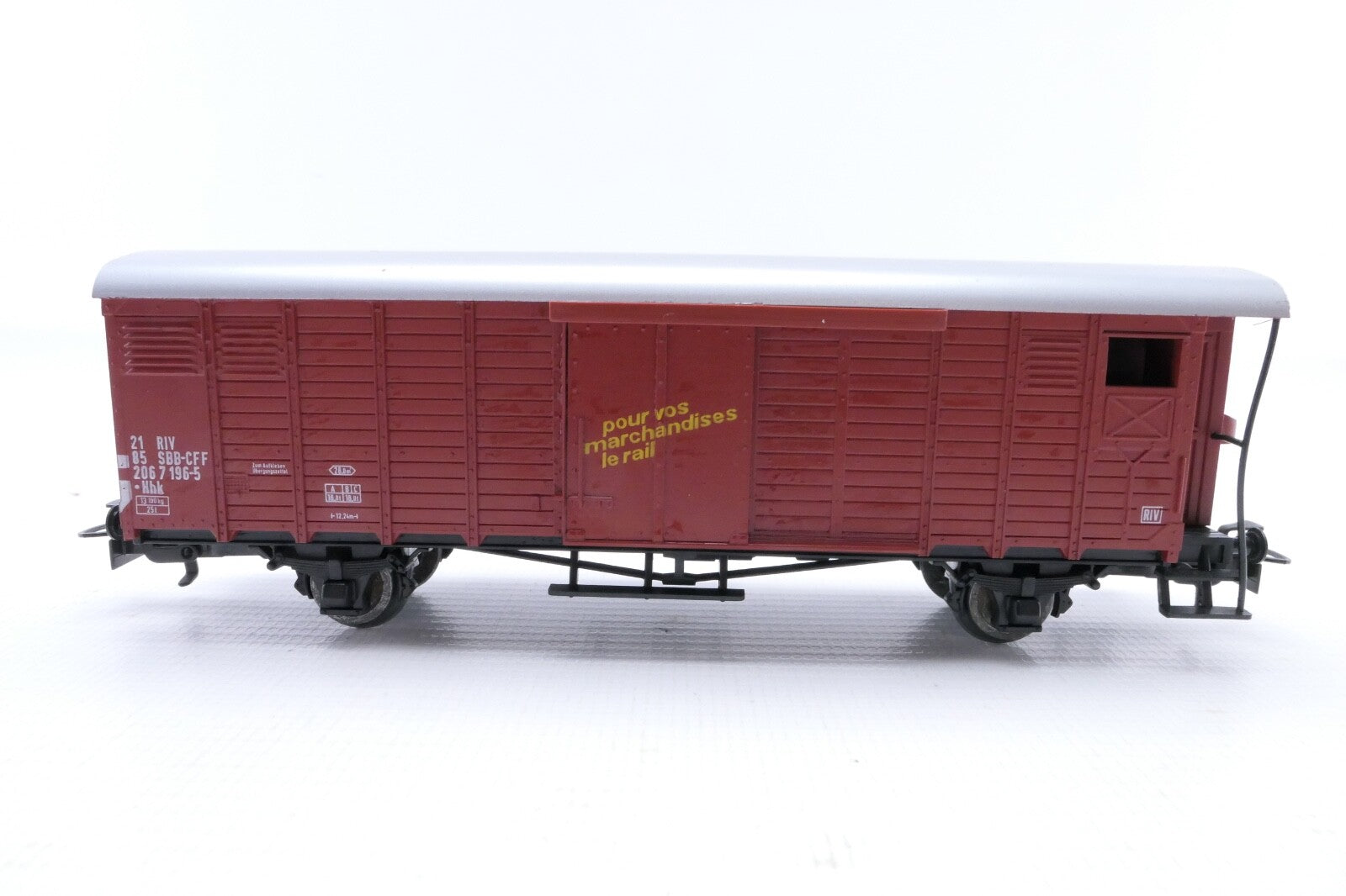 Märklin 4698 Gedeckter Güterwagen mit Bremserhaus der DB, Analog, Spur H0, OVP.3