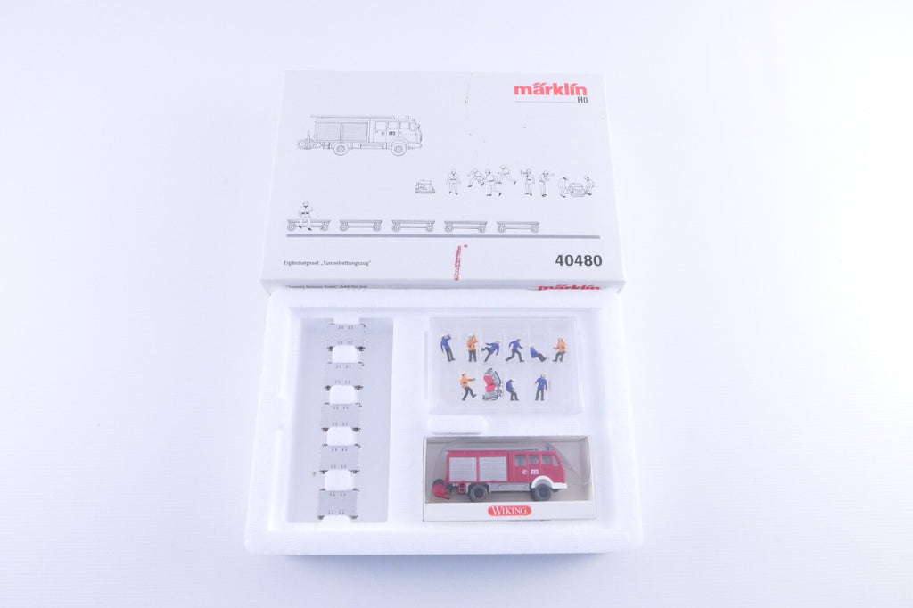 Märklin H0 40480 Ergänzungsset "Tunnelrettungszug" der DB, in OVP.0