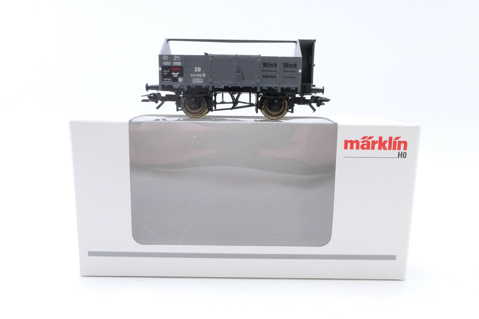 Märklin 46022 Insider Jahreswagen 2005 Offener Güterwagen Alfred Moeck der DB,H00