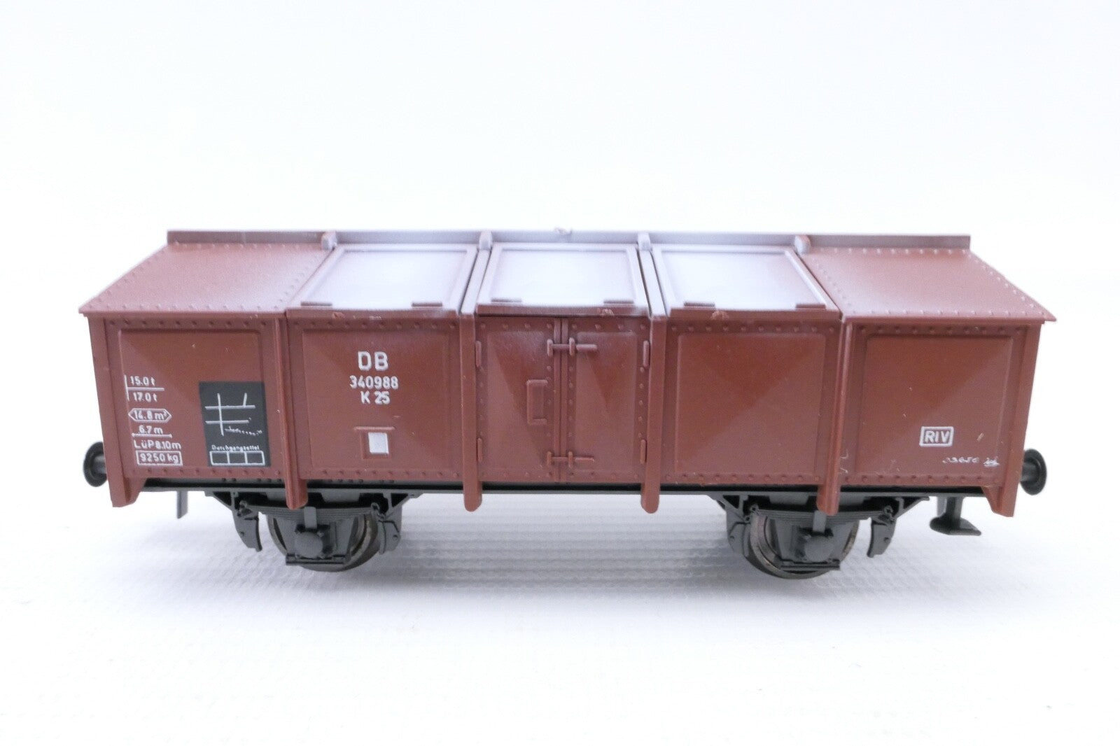 Roco 46754 Klappdeckelwagen der DB, Analog, Spur H0 in EVP.6