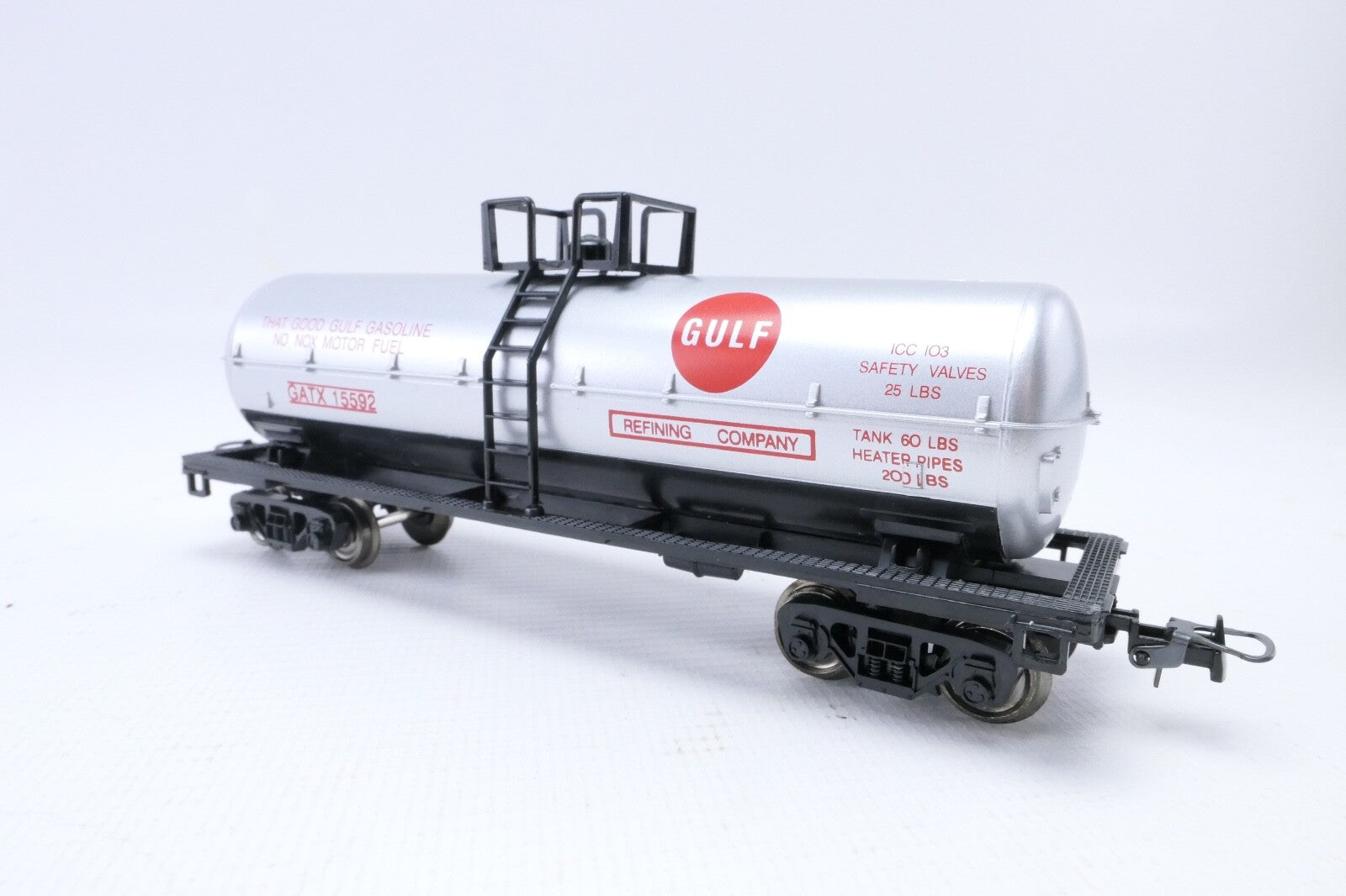 Mehano T060/17871 Tank Car Gulf Kesselwagen, Analog, Spur H0, in OVP.3