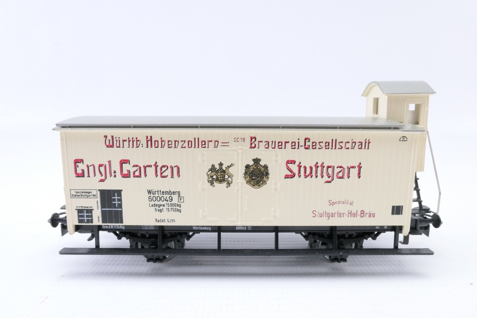 Märklin 4677 Bierwagen Engl. Garten Stuttgart, Analog, Spur H0, in OVP.6