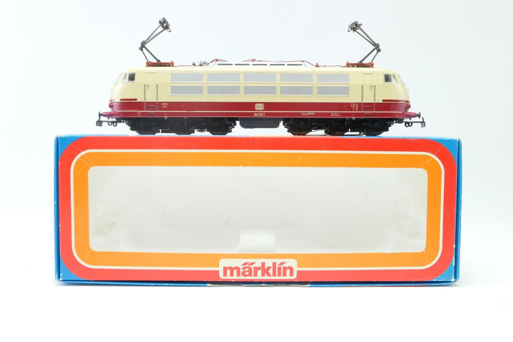 Märklin H0 3357 E-LOk BR 103 113-7 der DB, Analog in OVP mit BA.0