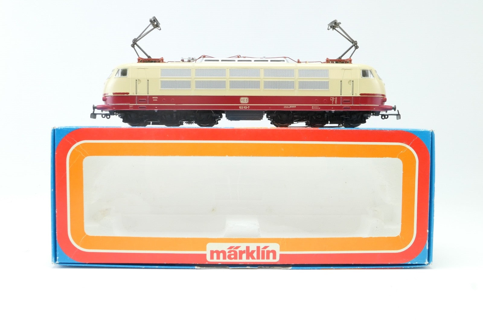 Märklin H0 3357 E-LOk BR 103 113-7 der DB, Analog in OVP mit BA.0