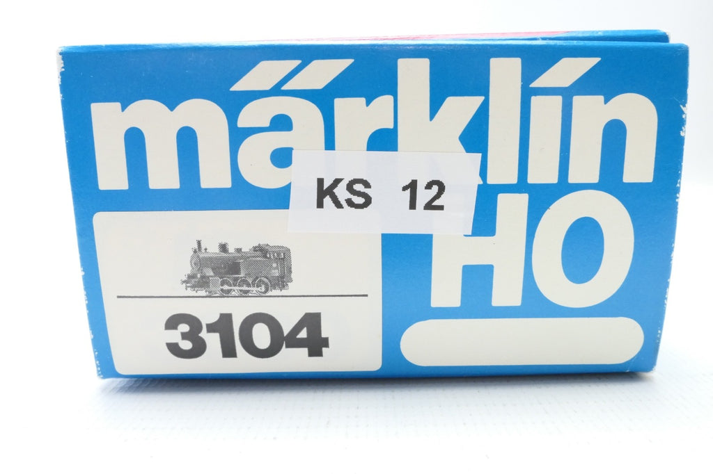 Märklin H0 3104 Dampflok BR 89 066 der DB, Analog, in OVP.11