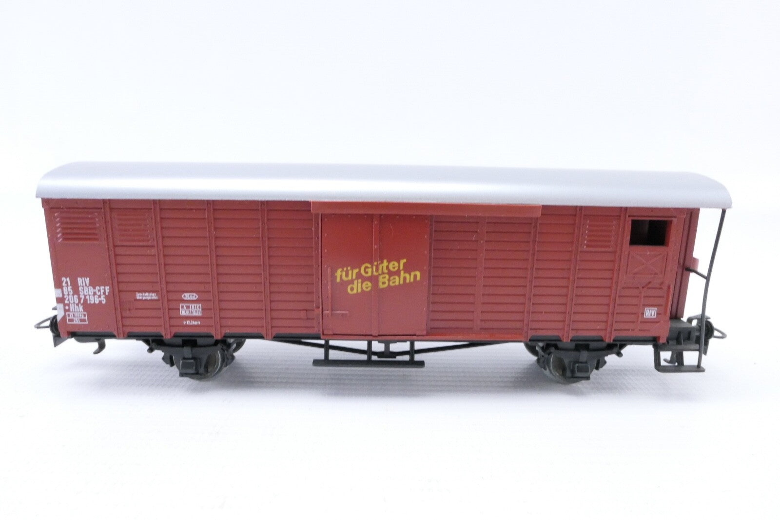 Märklin 4698 Gedeckter Güterwagen mit Bremserhaus, Analog, Spur H0, in OVP.6