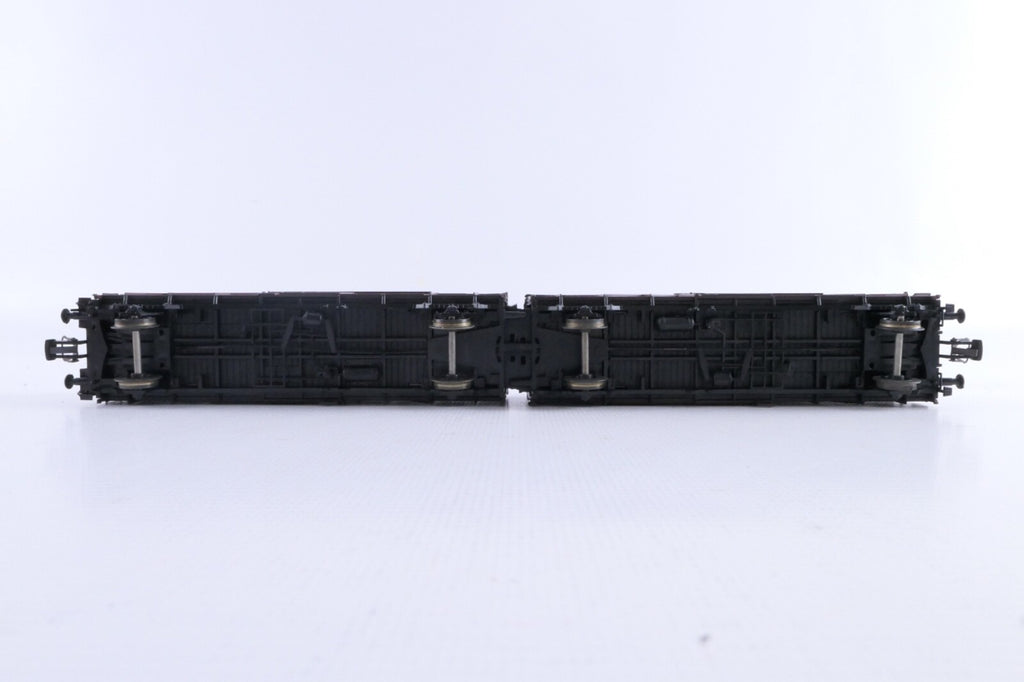 Roco H0 4328 Gedecktes Güterwagenpaar Leig-Einheit der DB, Analog, in OVP.8