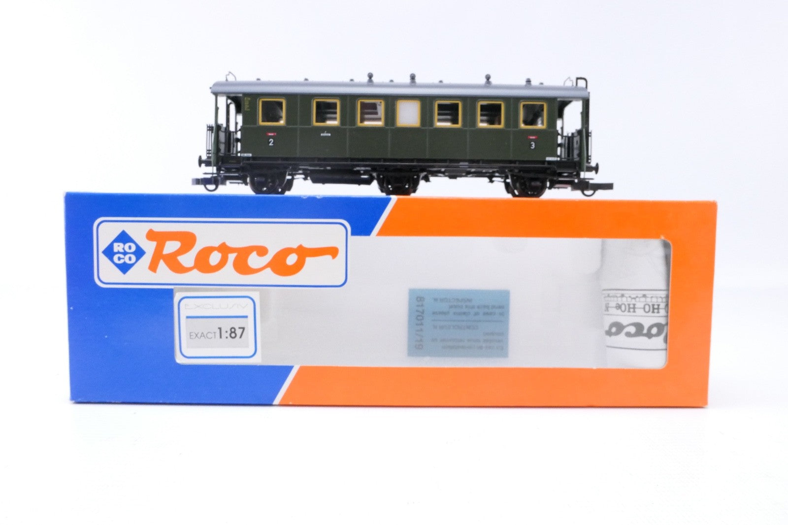 Roco H0 44862 Personenwagen 2/3ter Klasse, Analog, Spur H0,in OVP.0
