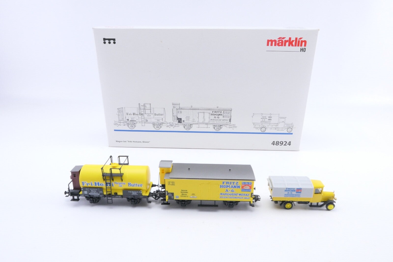 Märklin 48924 Wagen Set "Fritz Homann, Dissen" der DRG, Spur H0, in OVP.0