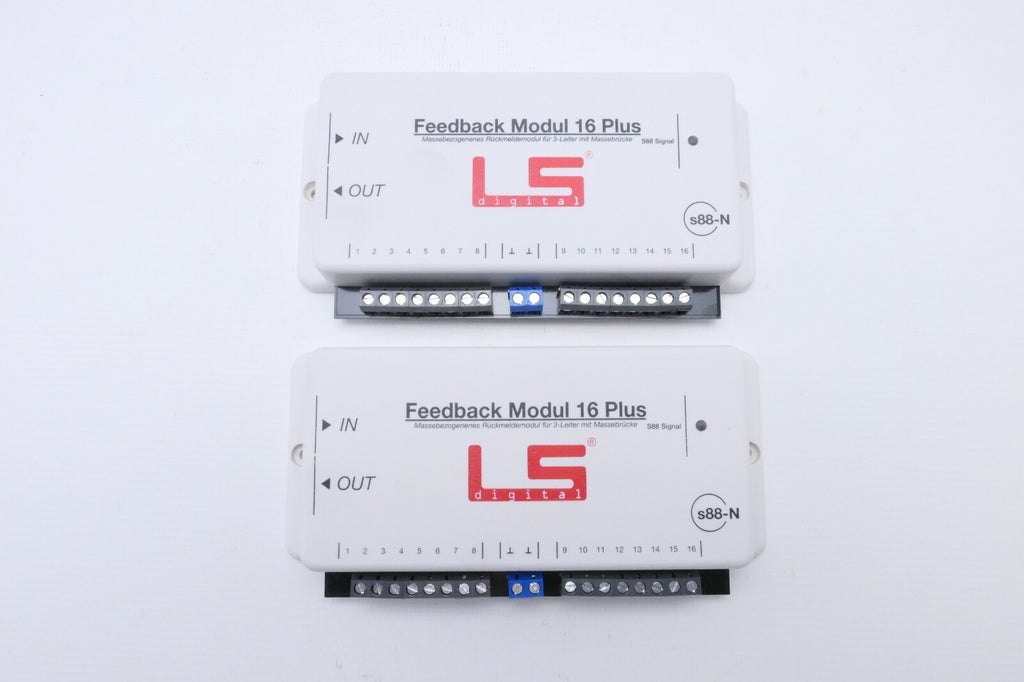 LS Digital Feedback Modul 16 Plus 2er Pack ohne Bedienungsanleitung. S88 Modul0