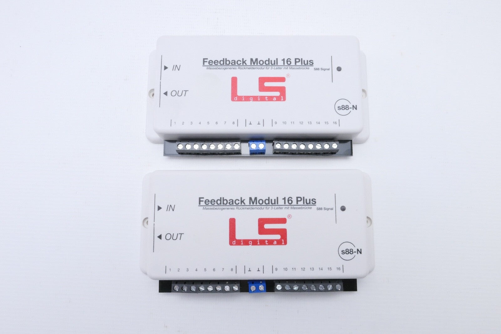 LS Digital Feedback Modul 16 Plus 2er Pack ohne Bedienungsanleitung. S88 Modul0