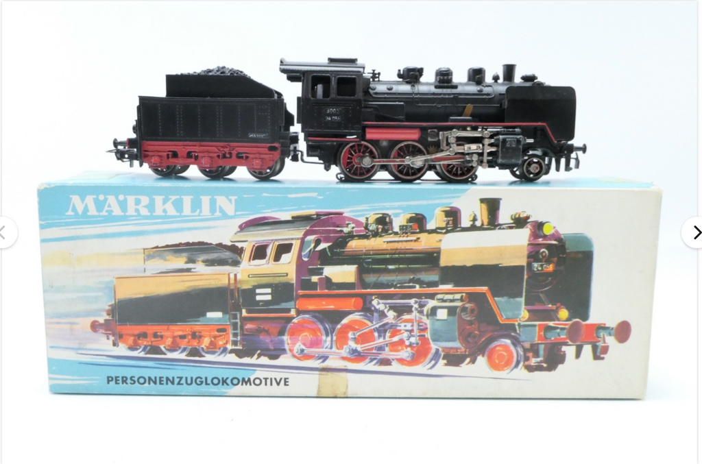 Märklin 3003 Dampflok BR 24 058 der DB, WS, Analog, in OVP.