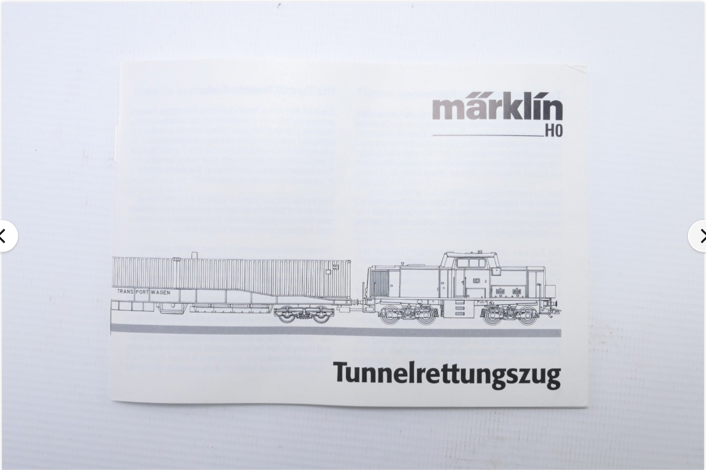 Märklin 26510 Tunnelrettungszug der DB, umgebaut von der FA. Märklin auf mfx,H0.