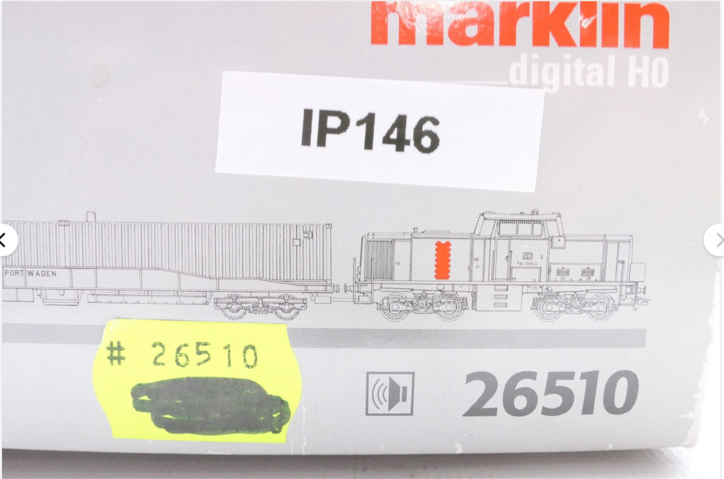 Märklin 26510 Tunnelrettungszug der DB, umgebaut von der FA. Märklin auf mfx,H0.