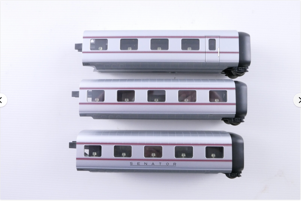 Märklin 41100 Ergänzungswagen-Set zum Tagesgliederzug Baureihe VT 10.5 „Senator"