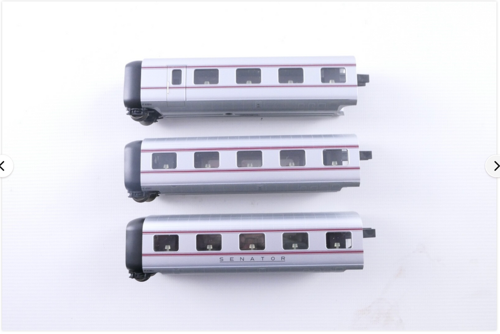 Märklin 41100 Ergänzungswagen-Set zum Tagesgliederzug Baureihe VT 10.5 „Senator"