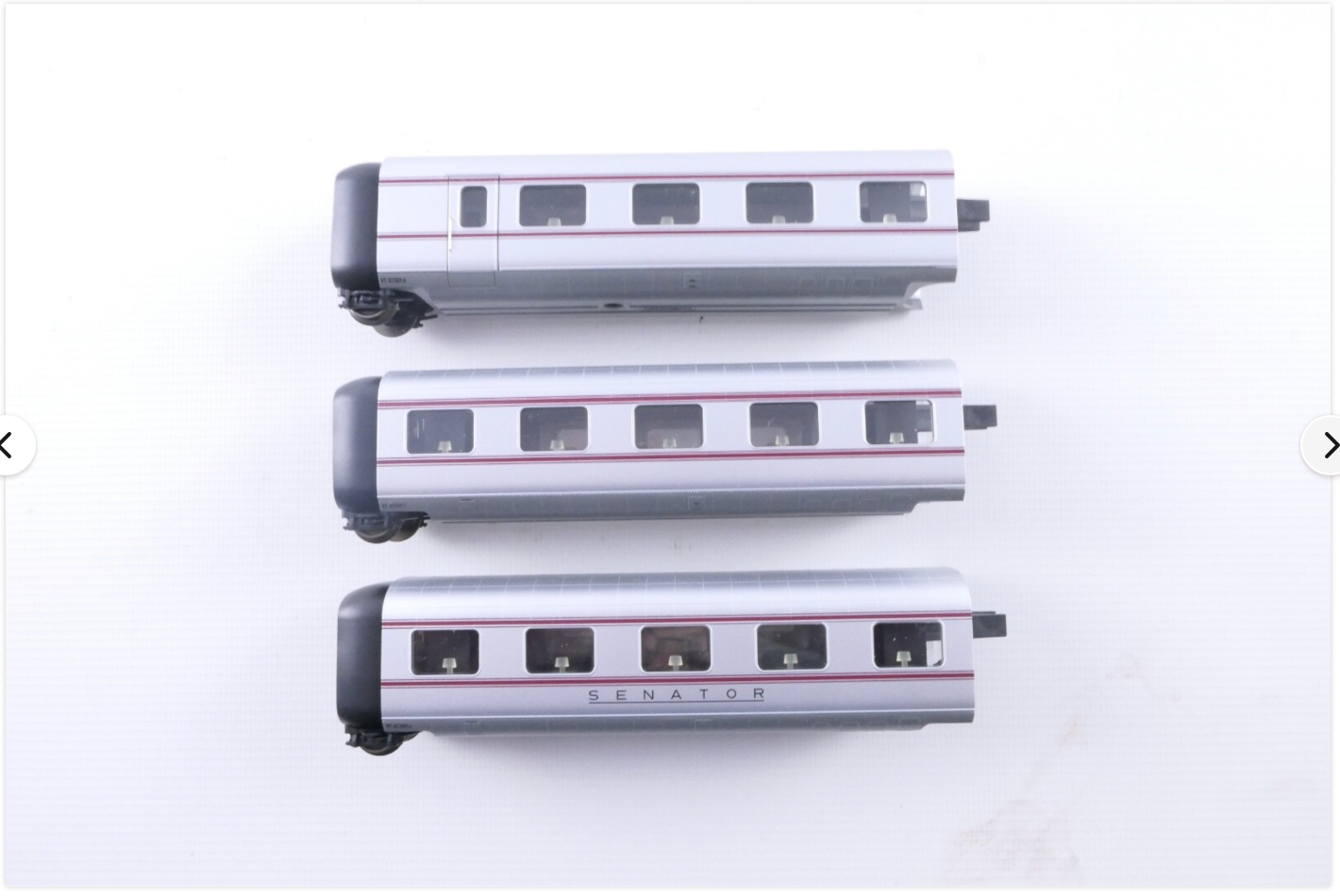 Märklin 41100 Ergänzungswagen-Set zum Tagesgliederzug Baureihe VT 10.5 „Senator"